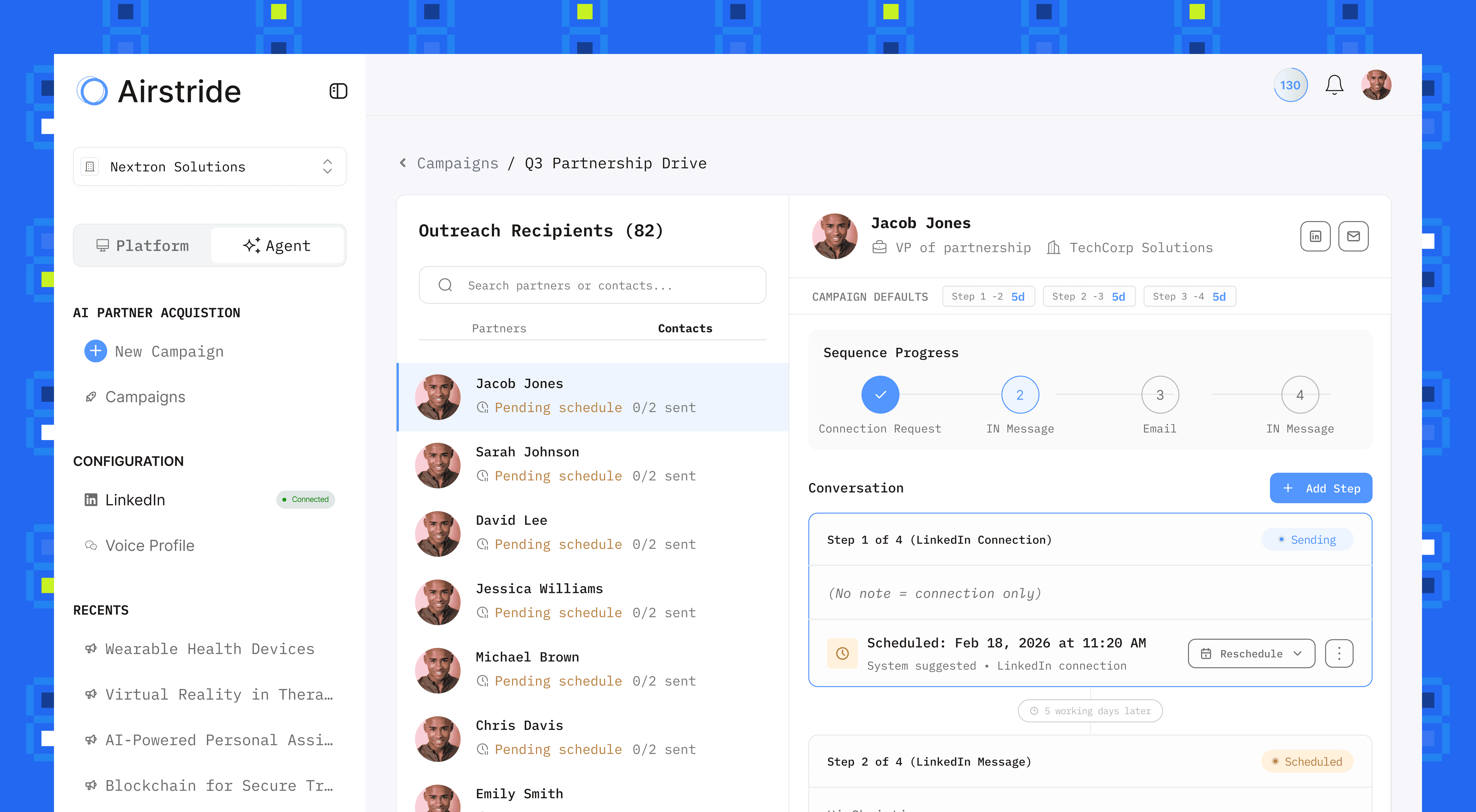 Campaign Visibility & Scheduling
