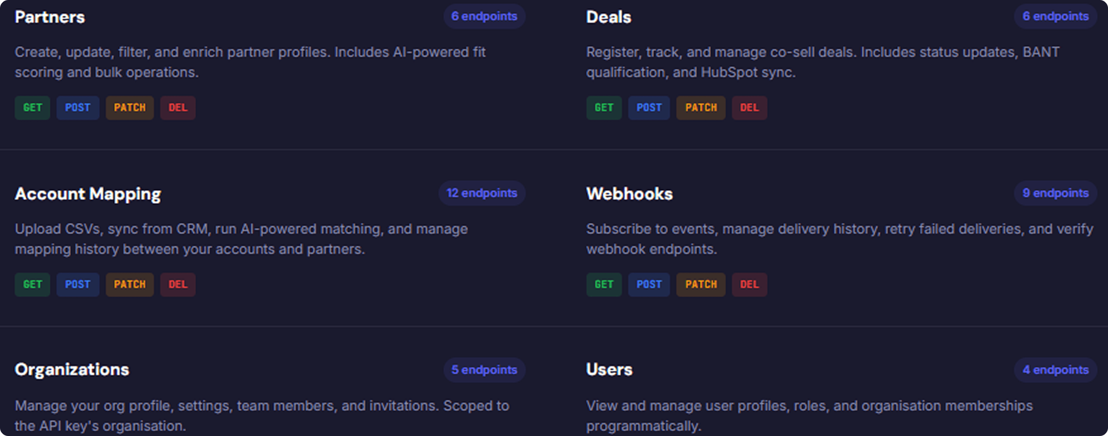 Airstride Public API.
