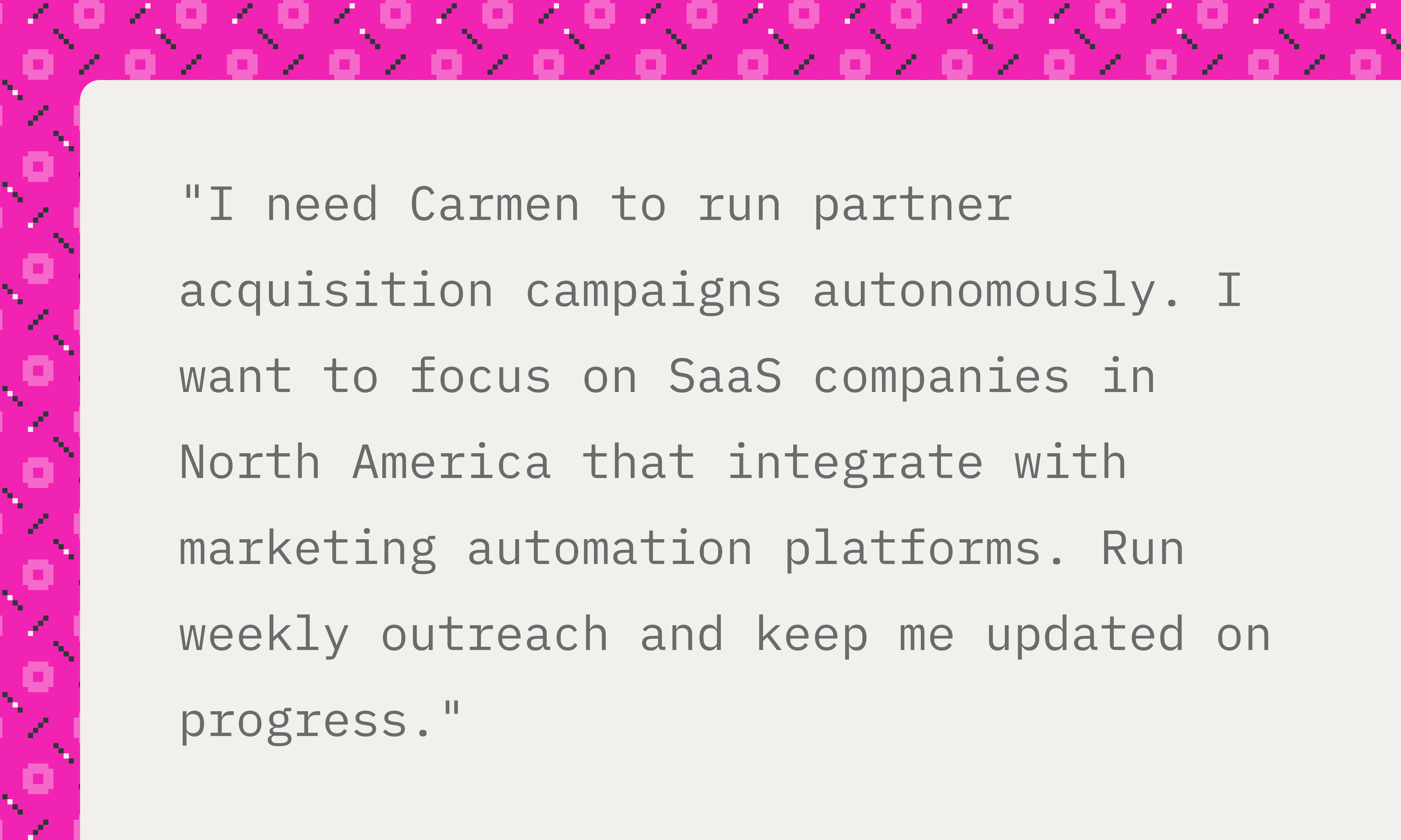 Autonomous Partner Acquisition