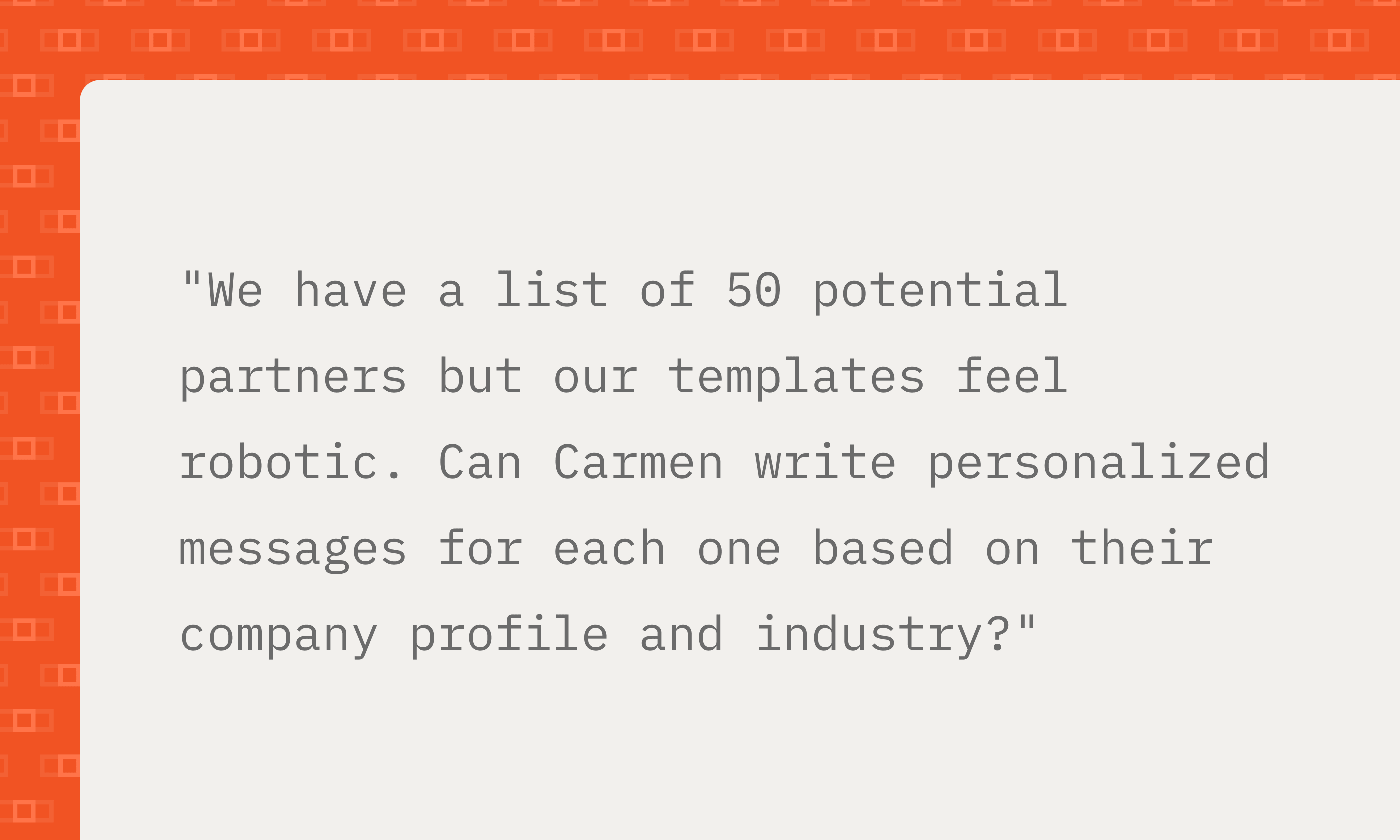 Personalized Outreach at Scale